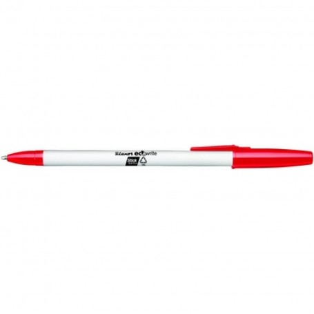 Stylo à bille Eco Stick pointe moyenne Rouge