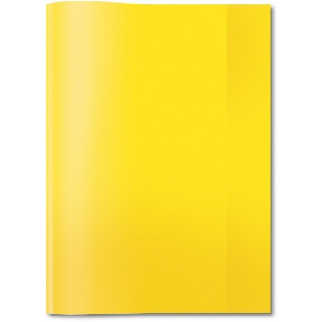 Protège-cahier Elba Styl SMS petits formats 17X22cm Jaune