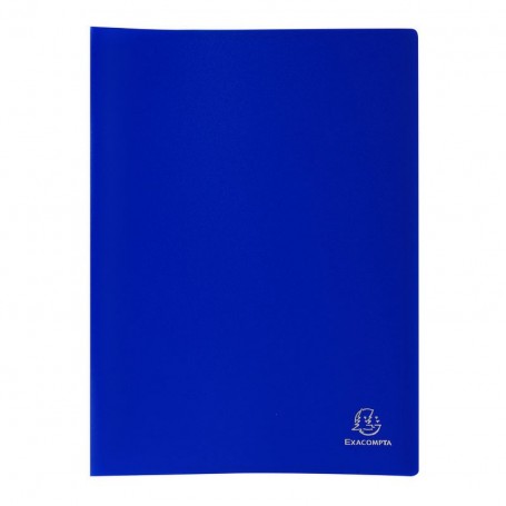 Protège-documents A4 Exacompta Memphis 40 vues 20 pochettes Bleu