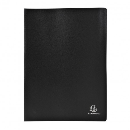 Protège-documents A4 Exacompta Memphis 40 vues 20 pochettes Noir