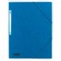 Chemise à rabat Elba top file A4 en carton Bleu