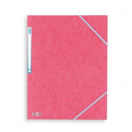 Chemise à rabat Elba top file A4 en carton Rose