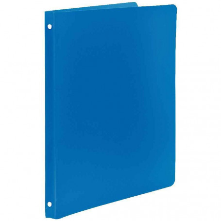 Classeur souple A4  Bleu Elba  4 anneaux