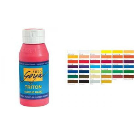 Peinture acrylique SOLO Goya "TRITON Acrylic"-Noir