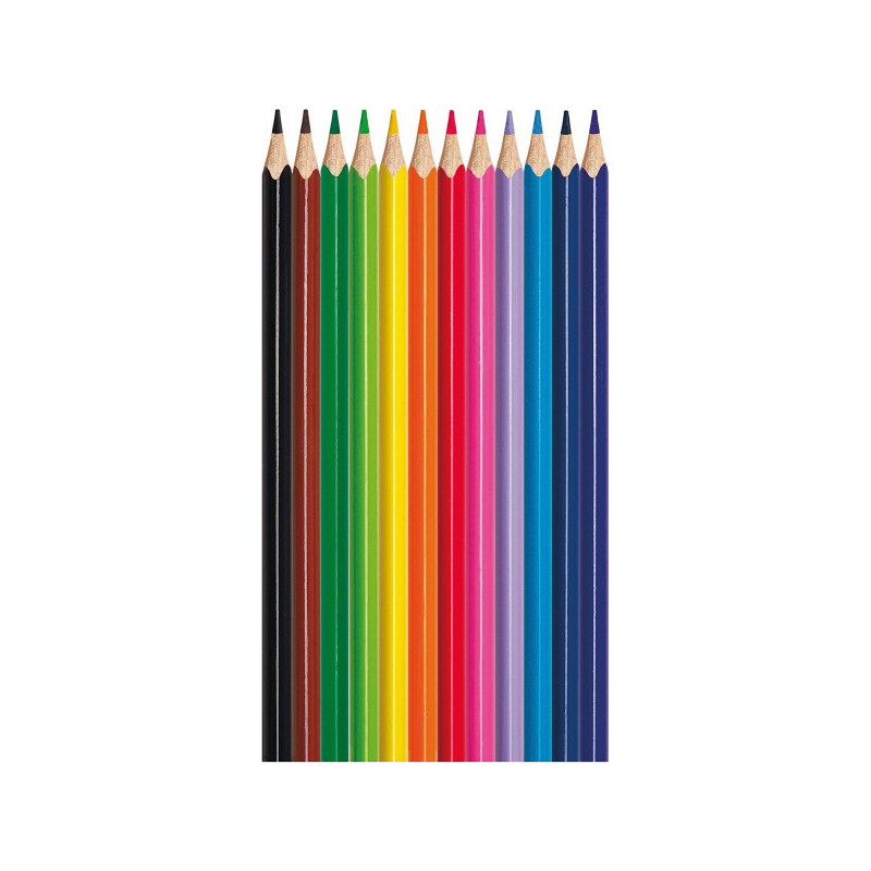 Etui de 18 Crayons de couleur - Prix éco.