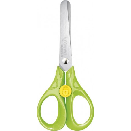 Ciseaux Maped Security 13cm à bout rond pour droitiers