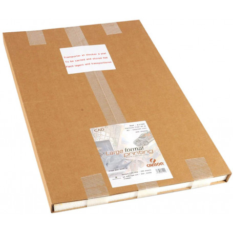 Lot de 250 feuilles format A2, Blanc.