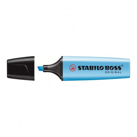 Surligneur  STABILO Boss Original Pointe Biseautée Bleu