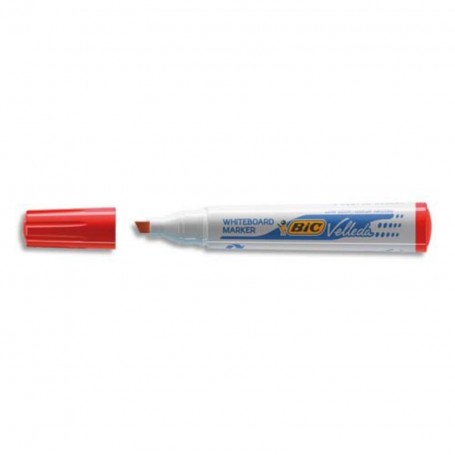 Marqueur effaçarou BIC Velleda 1721 pointe large rouge