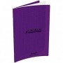 Cahier Conquerant 17X22 48p 90g grands carreaux Séyès couverture Polypro violet