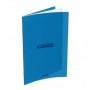Cahier Conquerant 17X22 96p 90g grands carreaux Séyès couverture Polypro bleu
