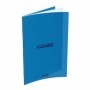Cahier Conquerant 24X32 48p 90g grands carreaux  Séyès couverture Polypr Bleu