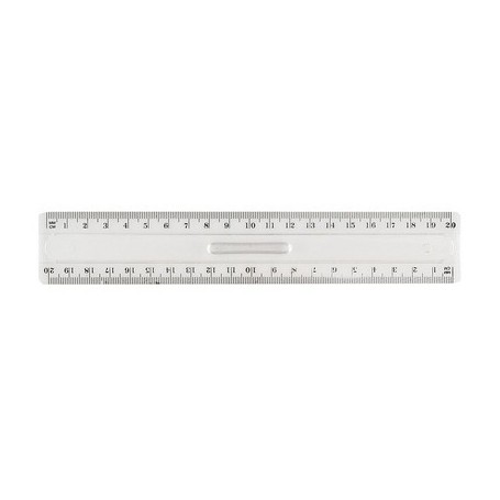 Lot De 5 Règles En Plastique Transparent 15 Cm – Graduation Cm Et Pouces, Pour école Et Bureau