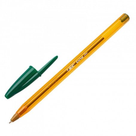 Stylo bille Bic Cristal pointe fine Vert